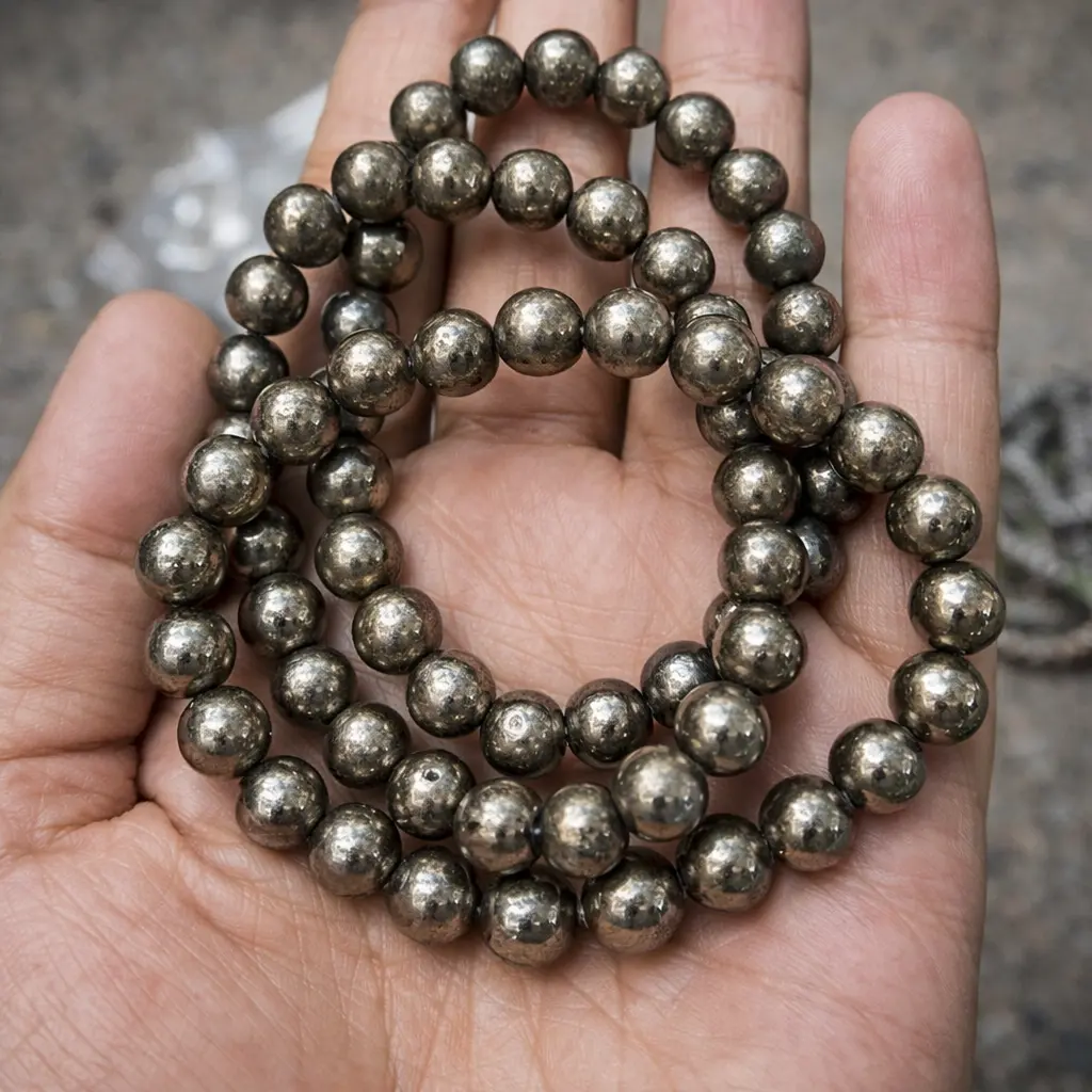 Natural Pyrite Bracelet